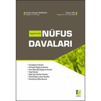 Uygulamada Nüfus Davaları Hüseyin Güngör Babacan