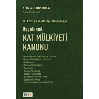 Uygulamalı Kat Mülkiyeti Kanunu A. Nevzad Odyakmaz