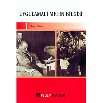 Uygulamalı Metin Bilgisi Engin Yılmaz