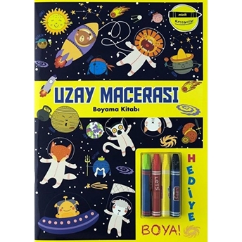 Uzay Macerası Boyama Kitabı - Minik Ressamlar Kolektif