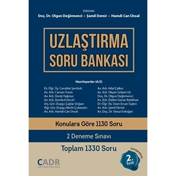 Uzlaştırma Soru Bankası Hamdi Can Ünsal