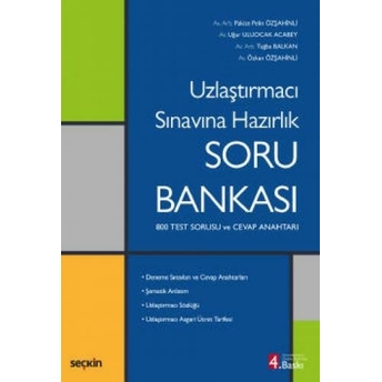 Uzlaştırmacı Sınavına Hazırlık Soru Bankası Uğur Uluocak Acabey