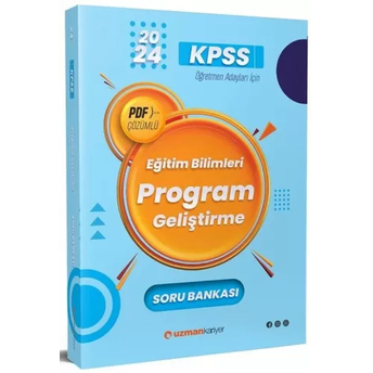 Uzman Kariyer Yayınları 2024 Kpss Eğitim Bilimleri Program Geliştirme Soru Bankası Komisyon