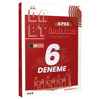 Uzman Kariyer Yayınları Öabt Ingilizce Öğretmenliği 6 Deneme Pdf Çözümlü Komisyon