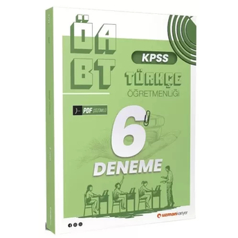 Uzman Kariyer Yayınları Öabt Türkçe Öğretmenliği 6 Deneme Pdf Çözümlü Komisyon