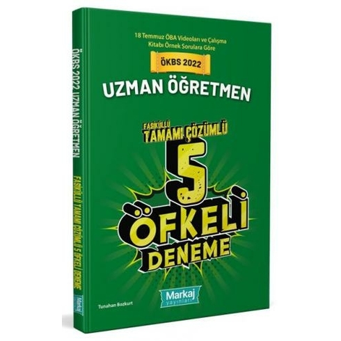 Uzman Öğretmen Tamamı Çözümlü Öfkeli 5 Fasikül Deneme