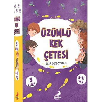 Üzümlü Kek Çetesi Seti (5 Kitap Takım) Elif Özsoyman