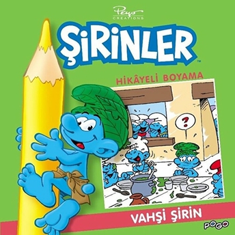 Vahşi Şirin Hikayeli Boyama - Şirinler Kolektif