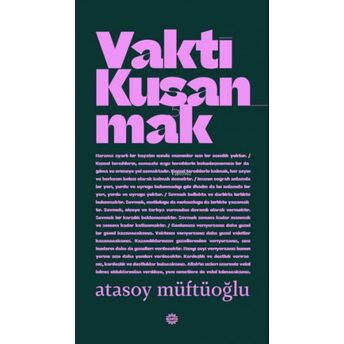 Vakti Kuşanmak Atasoy Müftüoğlu