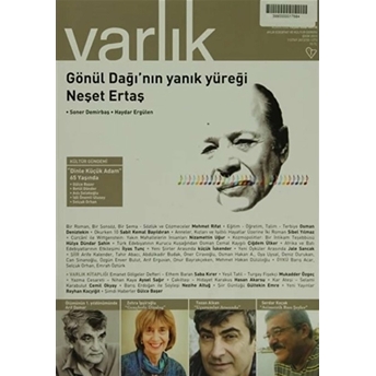 Varlık Aylık Edebiyat Ve Kültür Dergisi Sayı: 1273 - Ekim 2013 Haydar Ergülen