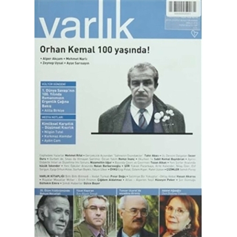 Varlık Aylık Edebiyat Ve Kültür Dergisi Sayı: 1287 - Aralık 2014 Kolektif