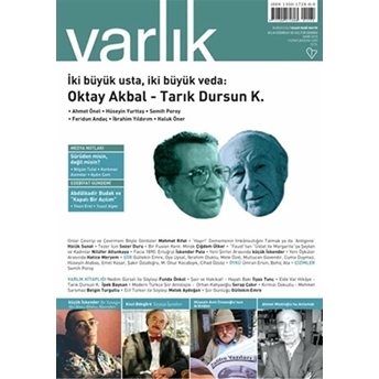 Varlık Aylık Edebiyat Ve Kültür Dergisi Sayı: 1297 - Ekim 2015 Kolektif