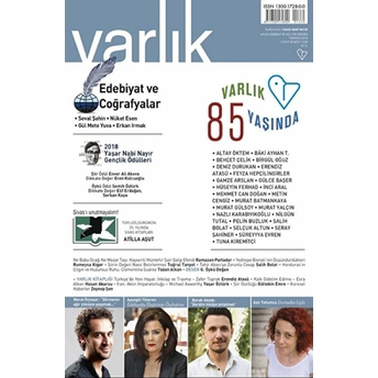 Varlık Aylık Edebiyat Ve Kültür Dergisi Sayı: 1330 Temmuz 2018 Kolektif