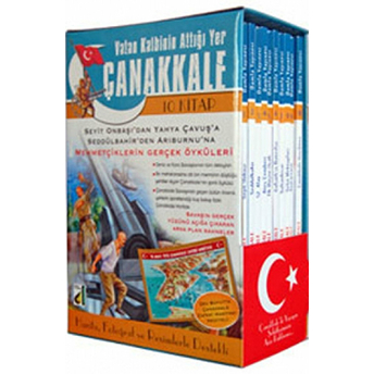 Vatan Kalbinin Attığı Yer Çanakkale (10 Kitap Takım Sara Gürbüz Özeren