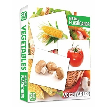 Vegetables Miracle Flashcards (30 Cards) Kolektif