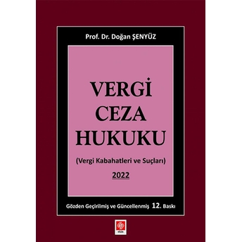 Vergi Ceza Hukuku Doğan Şenyüz