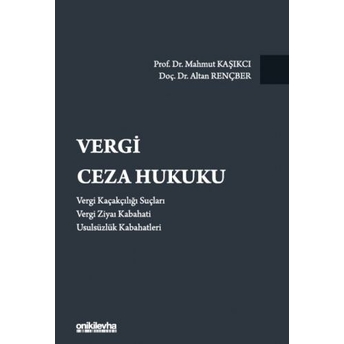 Vergi Ceza Hukuku Mahmut Kaşıkcı