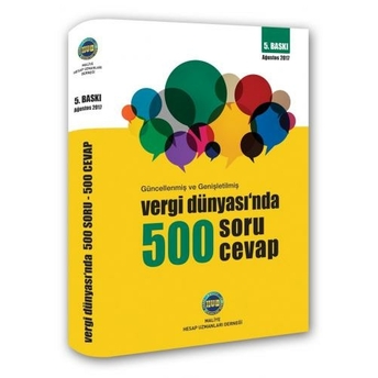 Vergi Dünyası'Nda 500 Soru Cevap Komisyon