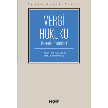 Vergi Hukuku Genel Hükümler (Thd) Fevzi Rifat Ortaç