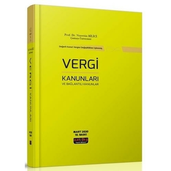 Vergi Kanunları Nurettin Bilici Nurettin Bilici