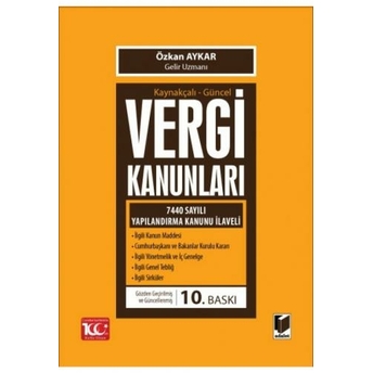 Vergi Kanunları Özkan Aykar