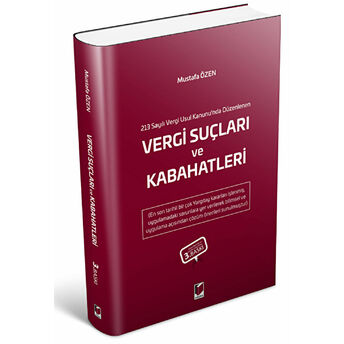 Vergi Suçları Ve Kabahatleri Mustafa Özen