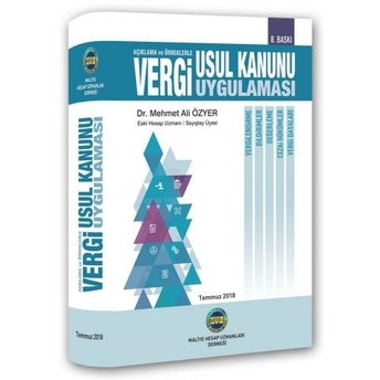 Vergi Usul Kanunu Açıklama Ve Örneklerle - Maliye Hesap Uzmanları Derneği Mehmet Ali Özyer