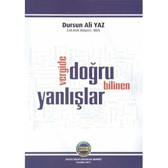 Vergide Doğru Bilinen Yanlışlar Dursun Ali Yaz