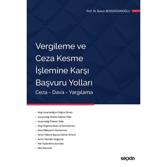 Vergileme Ve Ceza Kesme Işlemine Karşı Başvuru Yolları Burçin Bozdoğanoğlu