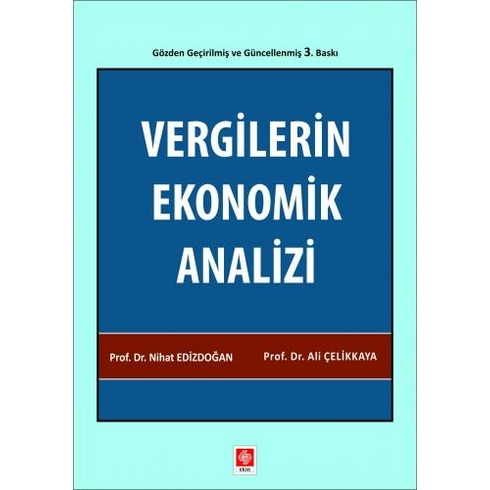 Vergilerin Ekonomik Analizi - Nihat Edizdoğan