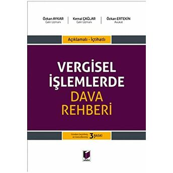 Vergisel Işlemlerde Dava Rehberi Ciltli Kemal Çağlar