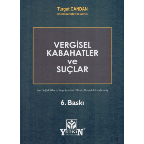 Vergisel Kabahatler Ve Suçlar Turgut Candan