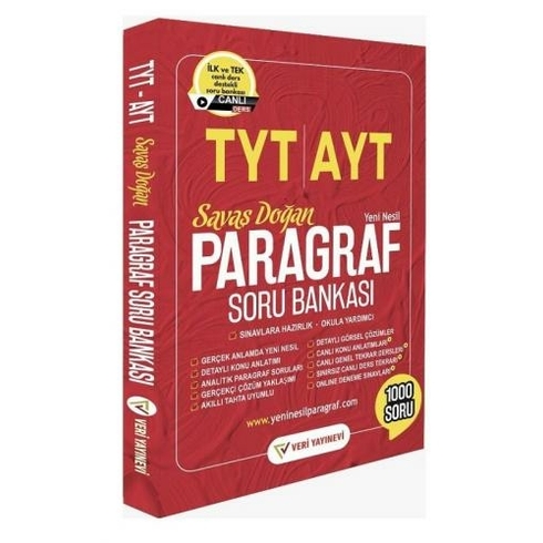 Veri Yayınevi Tyt-Ayt Paragraf Soru Bankası