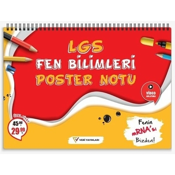 Veri Yayınları 8. Sınıf Lgs Fen Bilimleri Poster Notu Komisyon