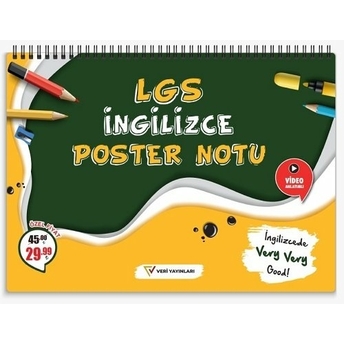 Veri Yayınları 8. Sınıf Lgs Ingilizce Poster Notu Komisyon