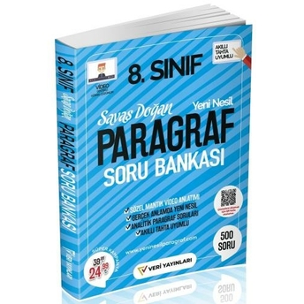 Veri Yayınları 8. Sınıf Lgs Paragraf Soru Bankası Savaş Doğan