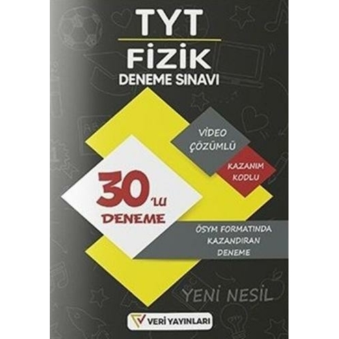 Veri Yayınları Tyt Fizik 30 Deneme Komisyon