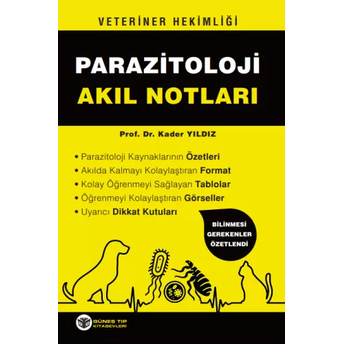 Veteriner Hekimliği Parazitoloji Akıl Notları Kader Yıldız