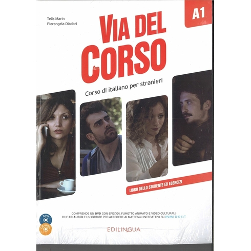 Via Del Corso A1 Libro Dello Studente Ed Esercizi 2 Cd Audio Dvd Telis Marin