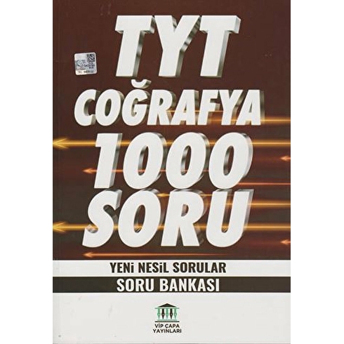 Vip Çapa Yayınları Tyt Coğrafya Soru Bankası