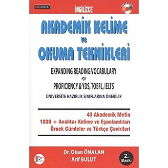 Vocibook Ingilizce Akademik Kelime Ve Okuma Teknikleri Arif Bulut