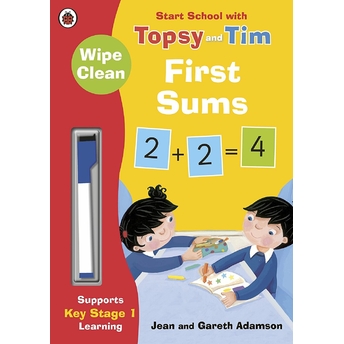 Wipe-Clean First Sums: Start School With Topsy And Tim Jean Adamson