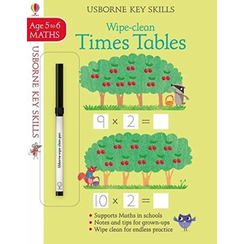 Wipe-Clean Times Tables 5-6 Holly Bathie