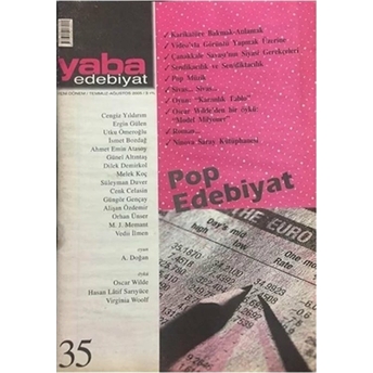 Yaba Edebiyat Dergisi Sayı: 35