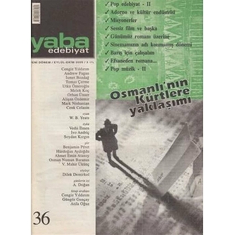 Yaba Edebiyat Dergisi Sayı: 36