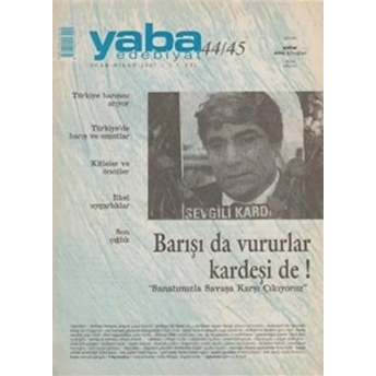 Yaba Edebiyat Dergisi Sayı: 44-45