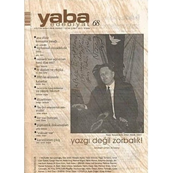 Yaba Edebiyat Dergisi Sayı: 68 Kolektif