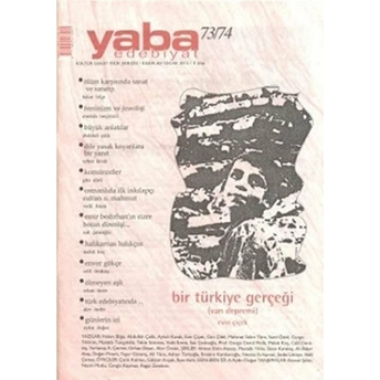 Yaba Edebiyat Dergisi Sayı: 73-74