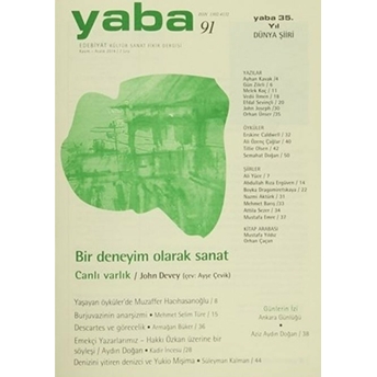 Yaba Edebiyat Dergisi Sayı: 91