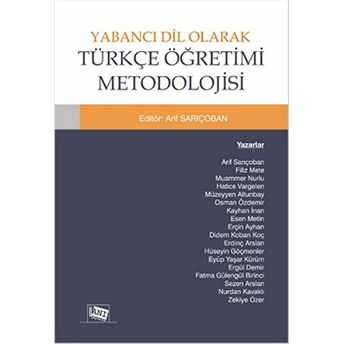 Yabancı Dil Olarak Türkçe Öğretimi Metodolojisi